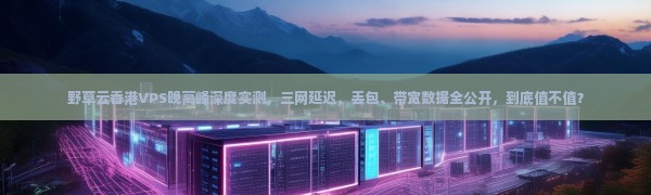 野草云香港VPS晚高峰深度实测，三网延迟、丢包、带宽数据全公开，到底值不值？